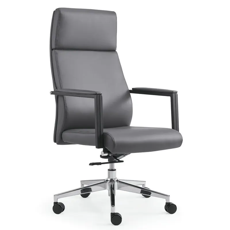 Factory outlet height adjustable office chair use in office luxury boss chair with black color Pu seat office chair