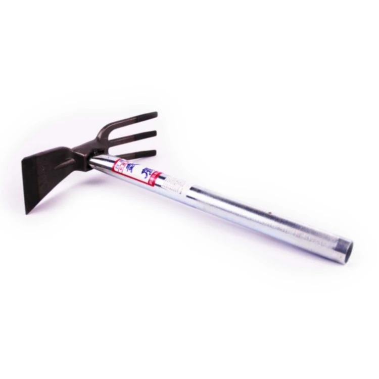 Garden Tool Wholesale with Effortless Design Medium carbon   aluminium Loosening soilweeding rake and hoe