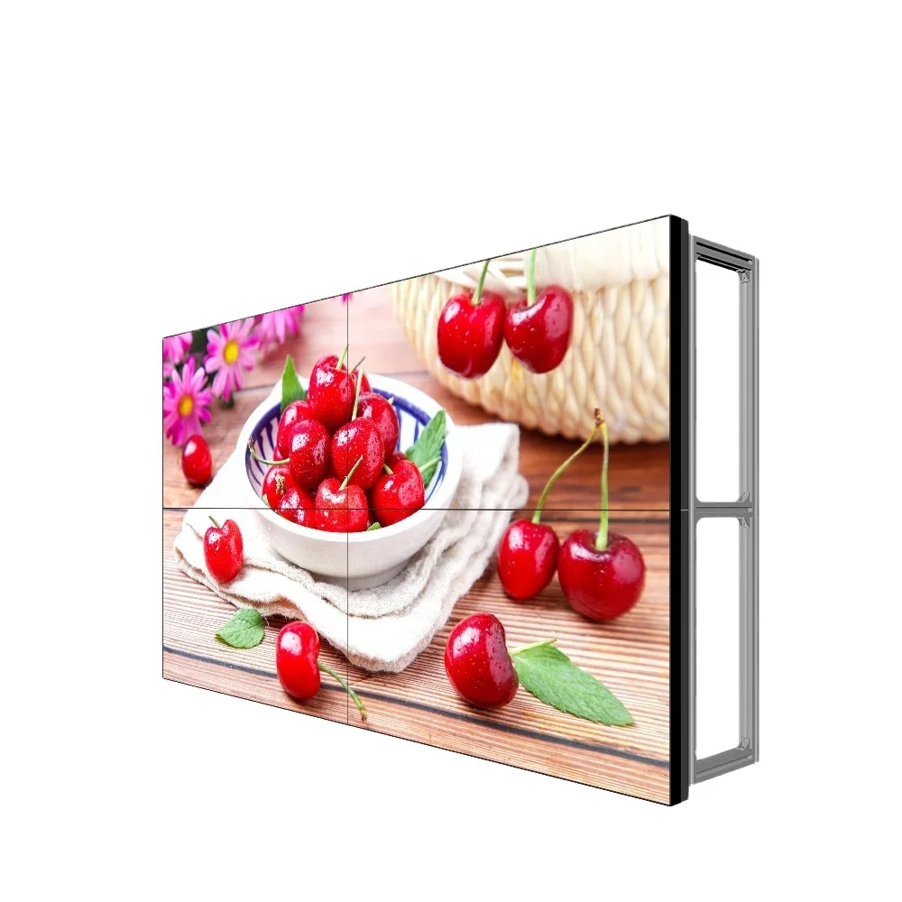 3 * 3 49 Inch 3.5mm bezel Super Narrow Splicing Screen Highlight avderiting player LCD Video Wall