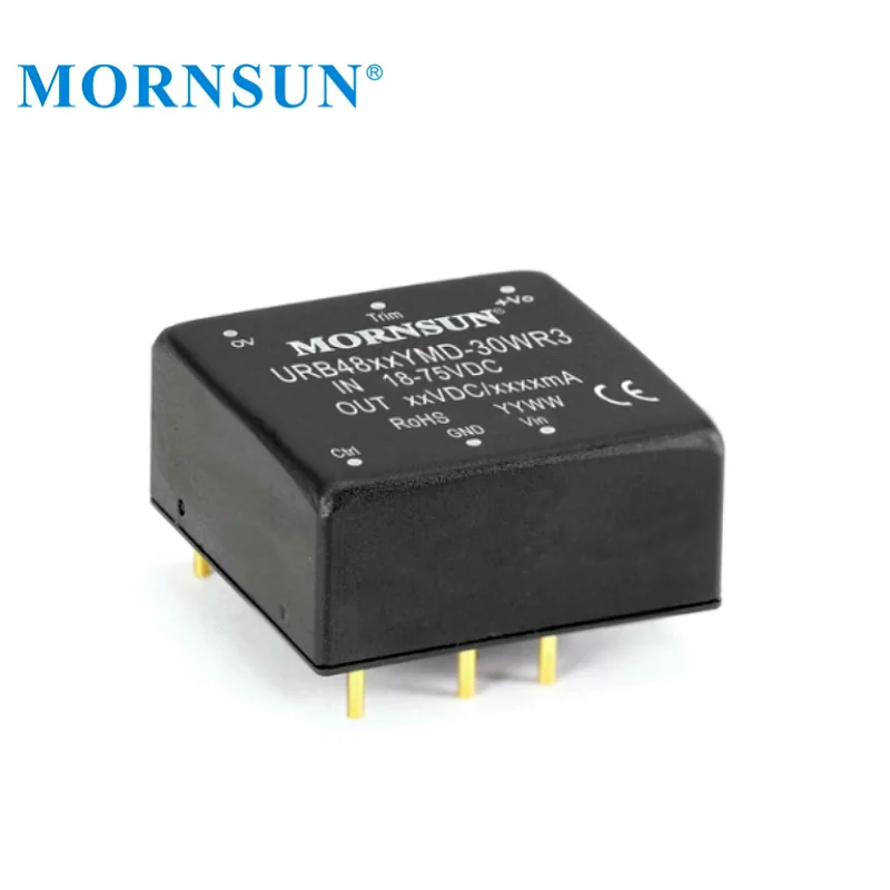 Mornsun URB4805YMD-30WR3 Isolated 18-75V Input Single Output 5V 30W DC DC Converter Power Converters Modules For PCB