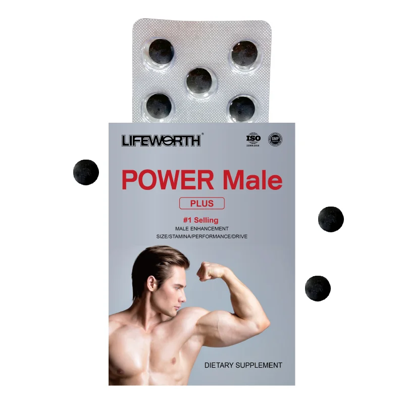 Lifeworth private label male enhancement man power maca root capsule Organic Maca Root Ashwagandha capsules