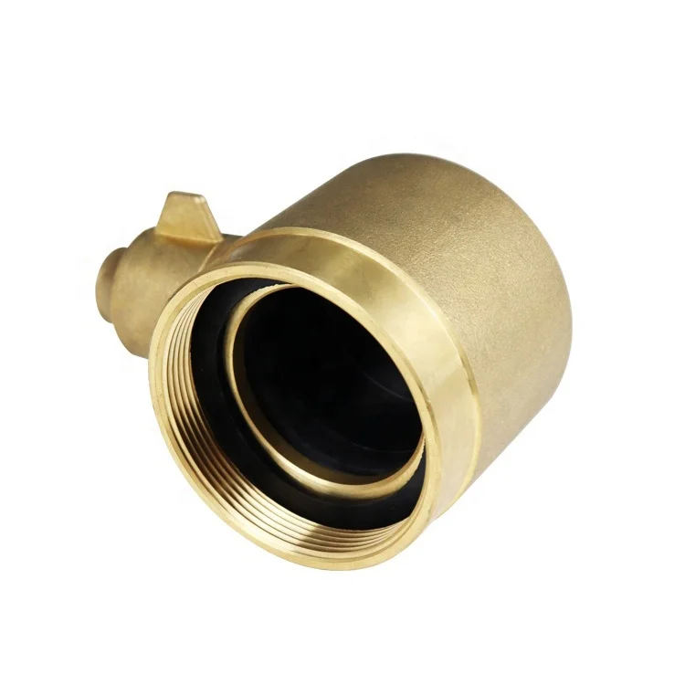 Wholesale BS 336 fire hose Instantaneous adaptor female thread BSP 2.5 brass drill pipe coupling joint