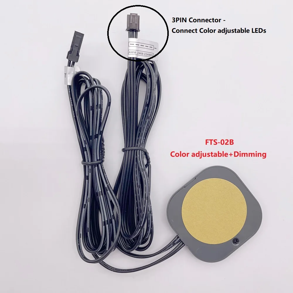 2023 Новый DC12V 24V 5A деревянный шкаф настольная мебель скрытая невидимая вкл. Выкл. Затемнение цвет регулируемый сенсорный