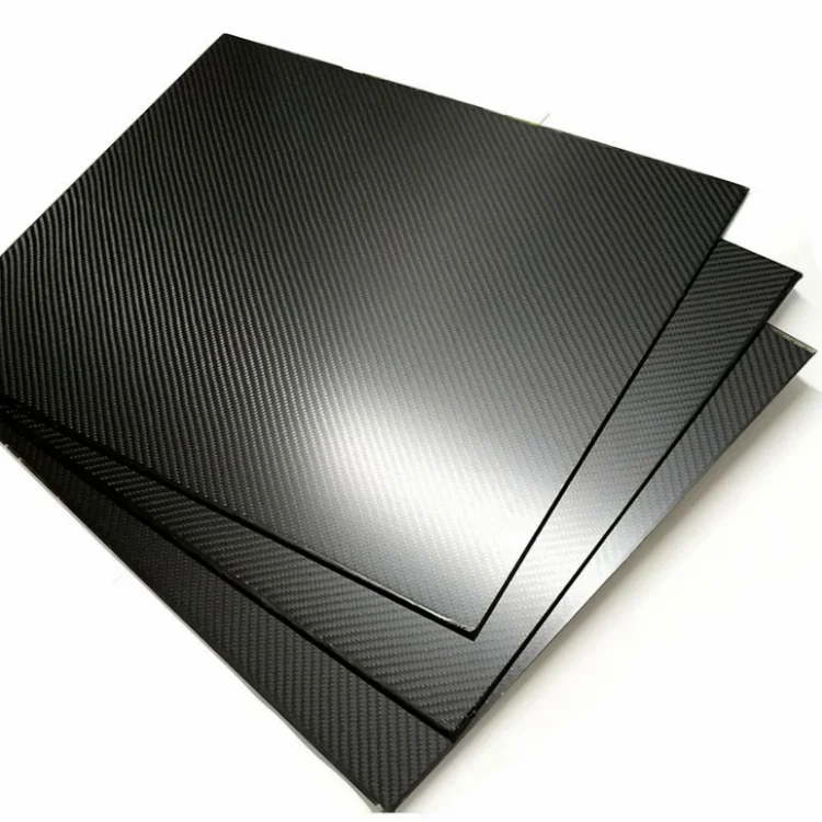 custom size 3k for uav 400x500x9mm thickness top quality customized matt full carbon fiber sheet panel plate