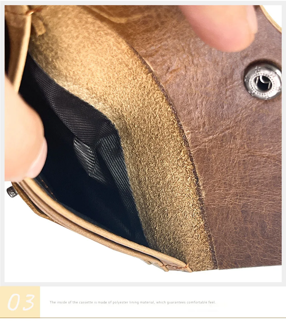 Unisex customize logo 100% real leather key ring card holder coin purse genuine leather card holder wallets for women and men