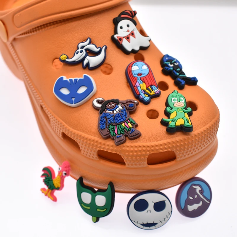 Ready to ship luxury designer croc shoe charms pvc croc charms luxury designer for adults sandals