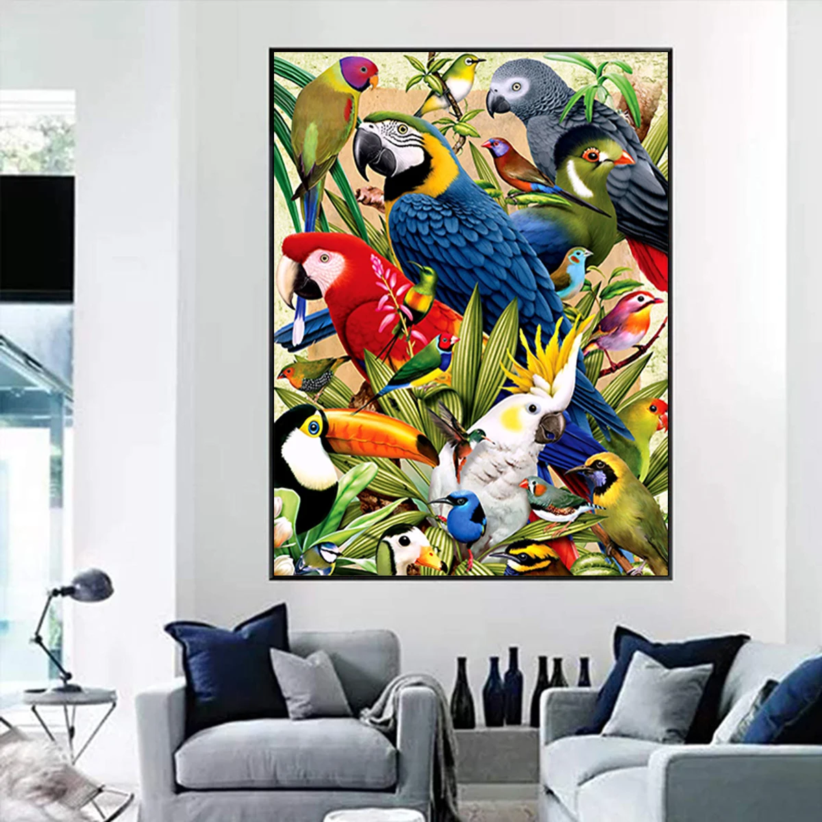 OEM ODM Factory AB Drills Square Round Diamonds High End Short Lint Custom DIY 5D Diamond Painting