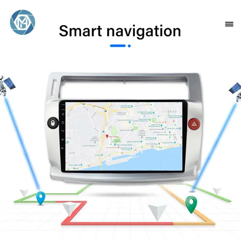 HD Screen Head Unit For Citroen C4 C-Triomphe C-Quatre 2004 - 2014 Car Radio Player Android GPS Navigation Carplay 4G Video