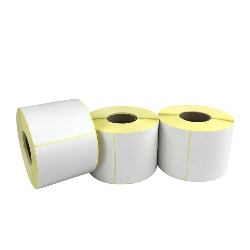 custom barcode 60x40mm thermal label sticker roll 58x40mm waterproof thermal label sticker for printer