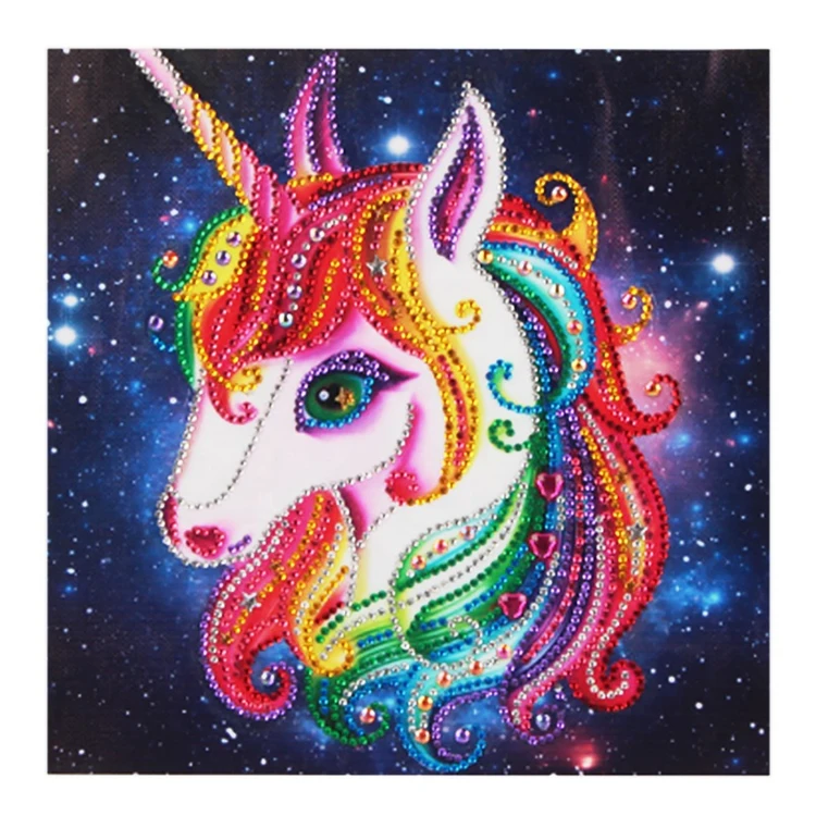 Wholesale full drill diamond painting waterfall beautiful butterfly unicorn wolf dragons 5d animal diamond painting
