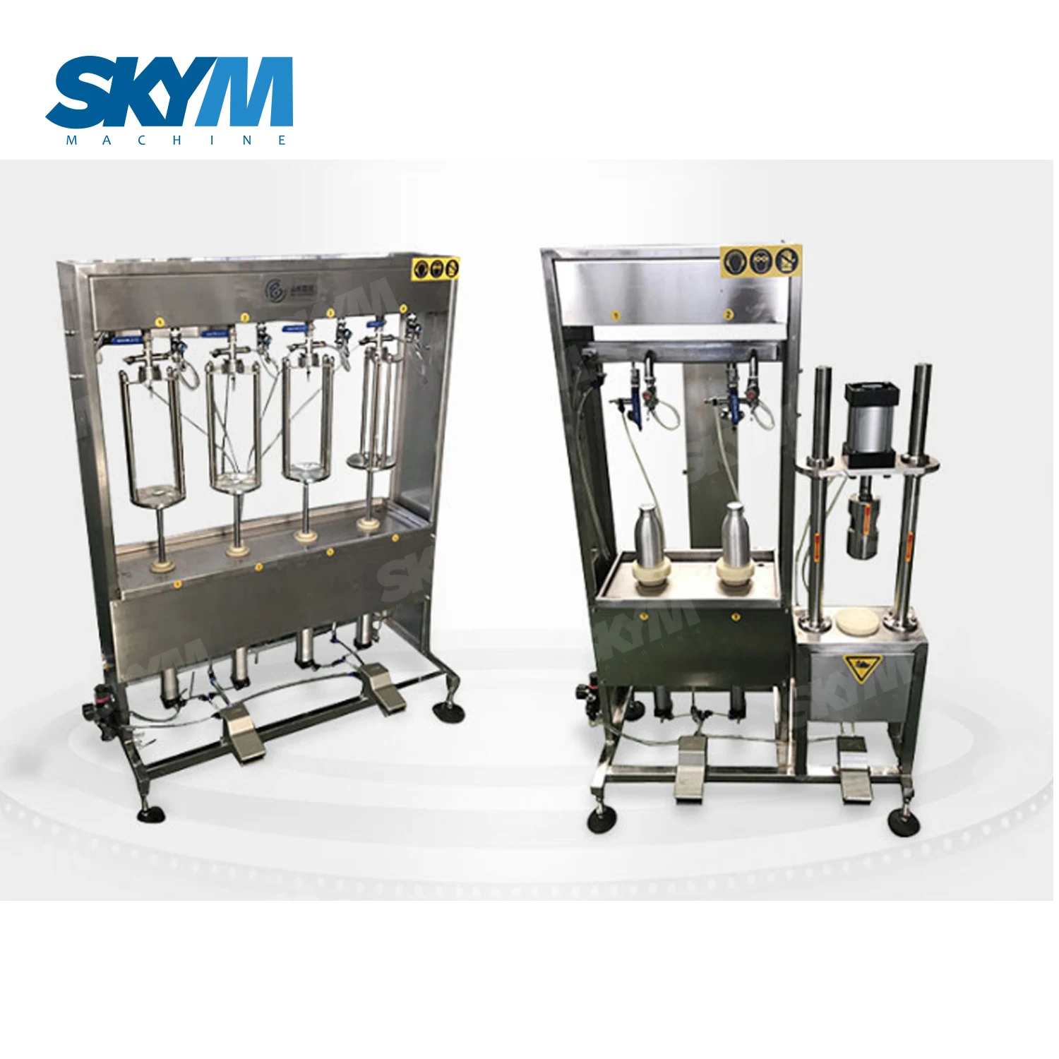 Полуавтоматическая машина для розлива винных бутылок SKYM, ручная машина для розлива бутылок для домашнего использования, оборудование для розлива