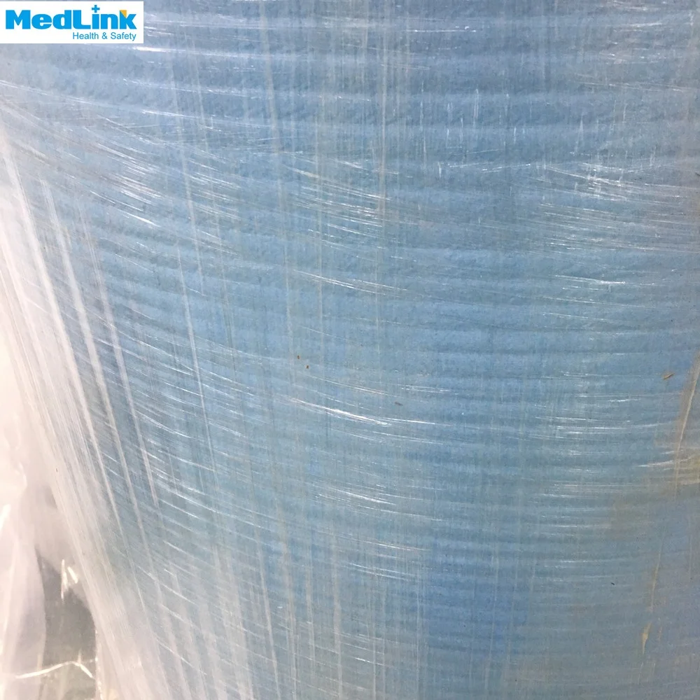 disposable paper patient exam gown made with absorbent kaycel fabric Vestido de paciente