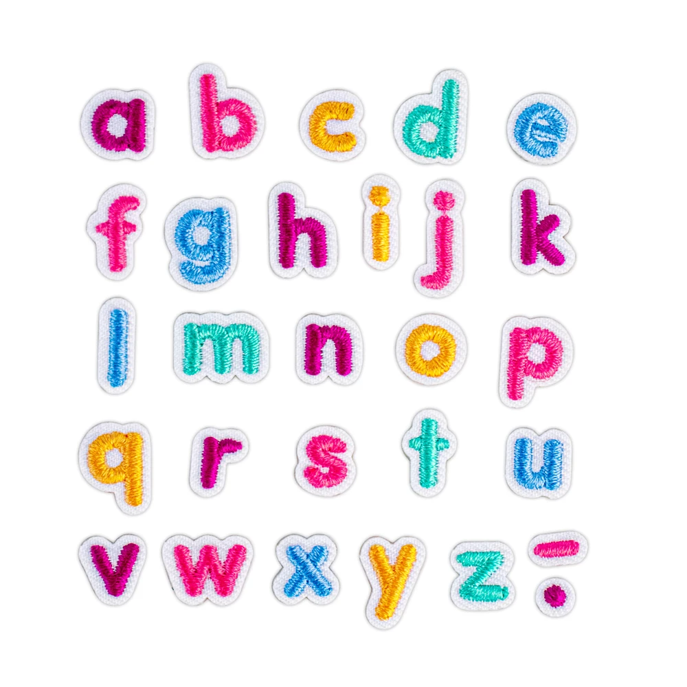 Wholesale Nice Quality Custom 3d embroidery letters for clothing patches