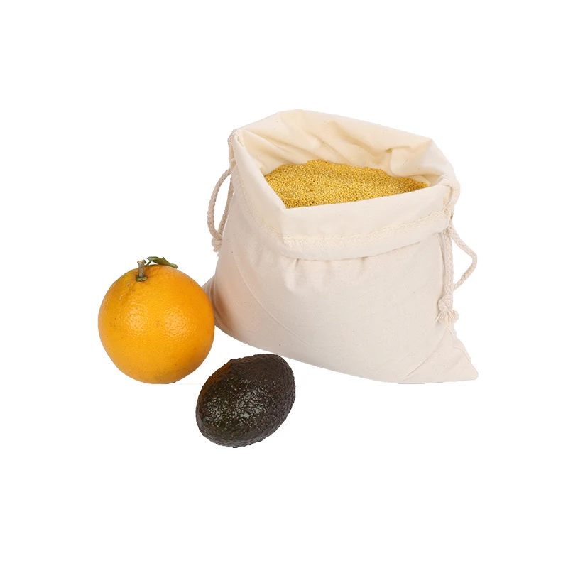 
 Лидер продаж, многоразовые хлопковые продуктовые экологически чистые сумки для овощей  