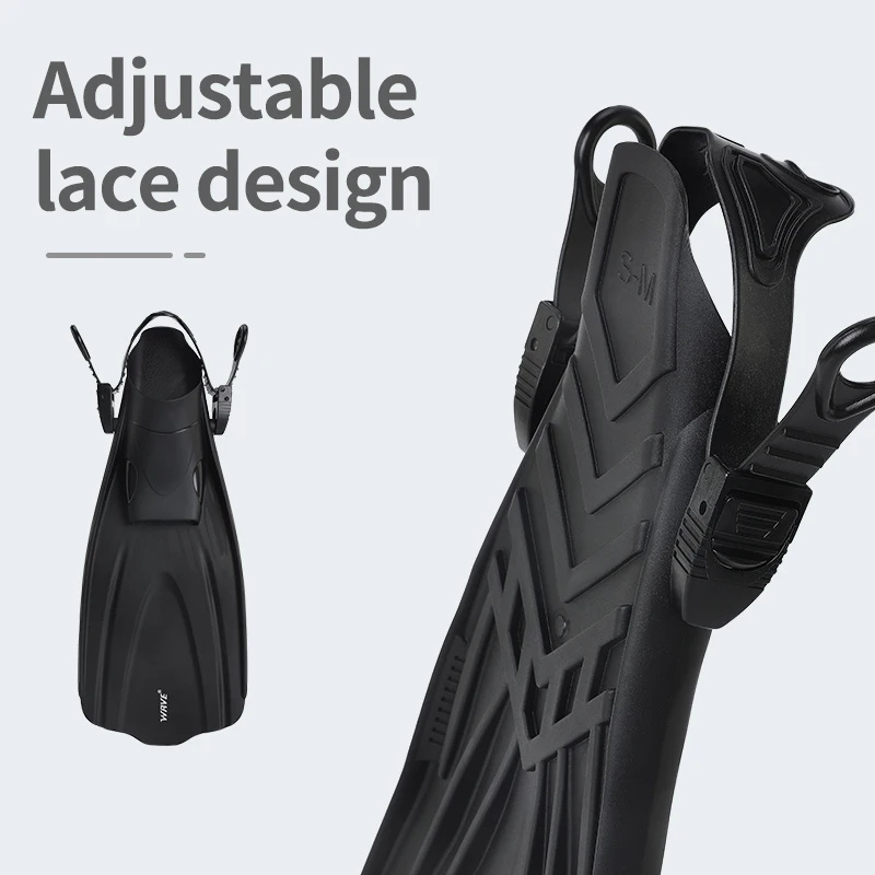 WAVE scuba diving fins snorkeling flipper freediving silicone/tpr fins open heel surf surfboard tpr fin