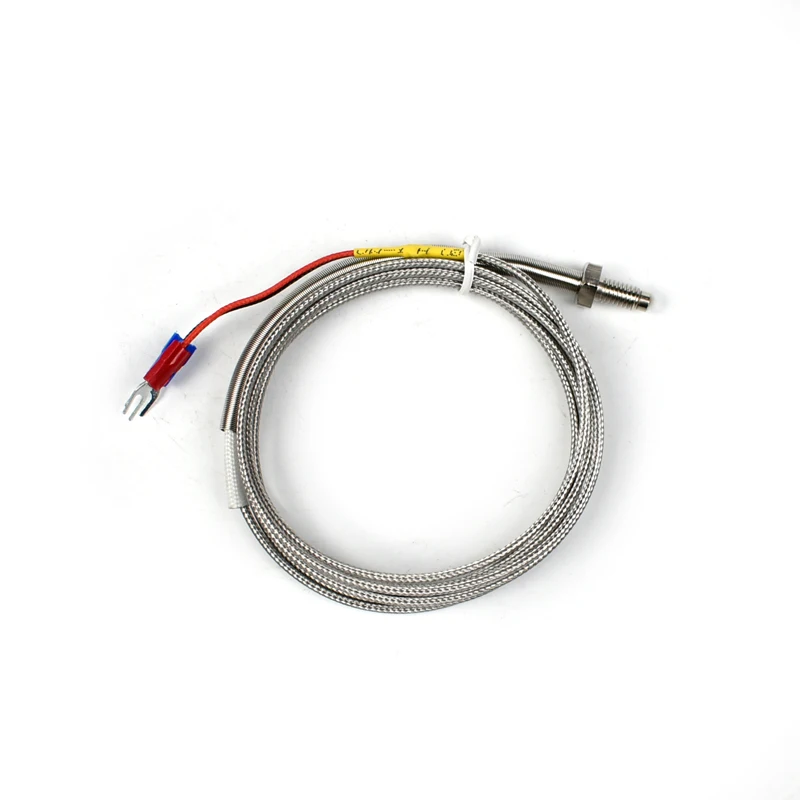 Slight heat High Temperature Stainless Steel Probe K Type Thermowell Thermocouple Temperature Sensor