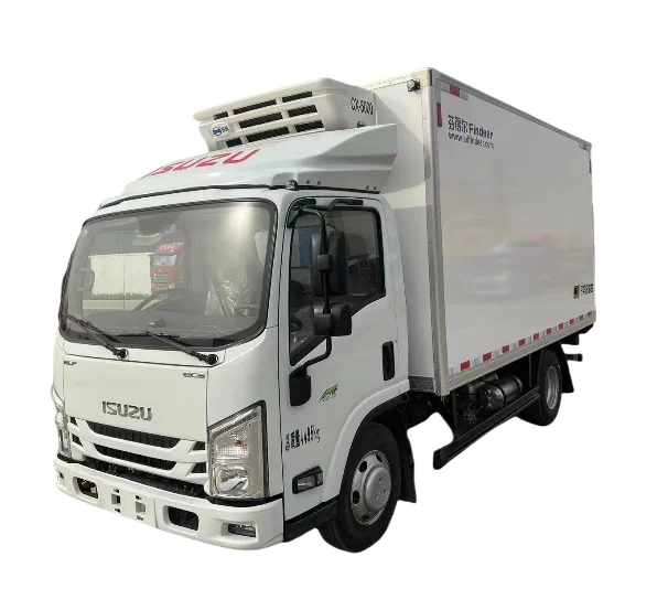 ISUZU  ELF 10 Ton Diesel Refrigerated Van Truck 5 Ton Freezer Colling truck for Meat and Fish Transport