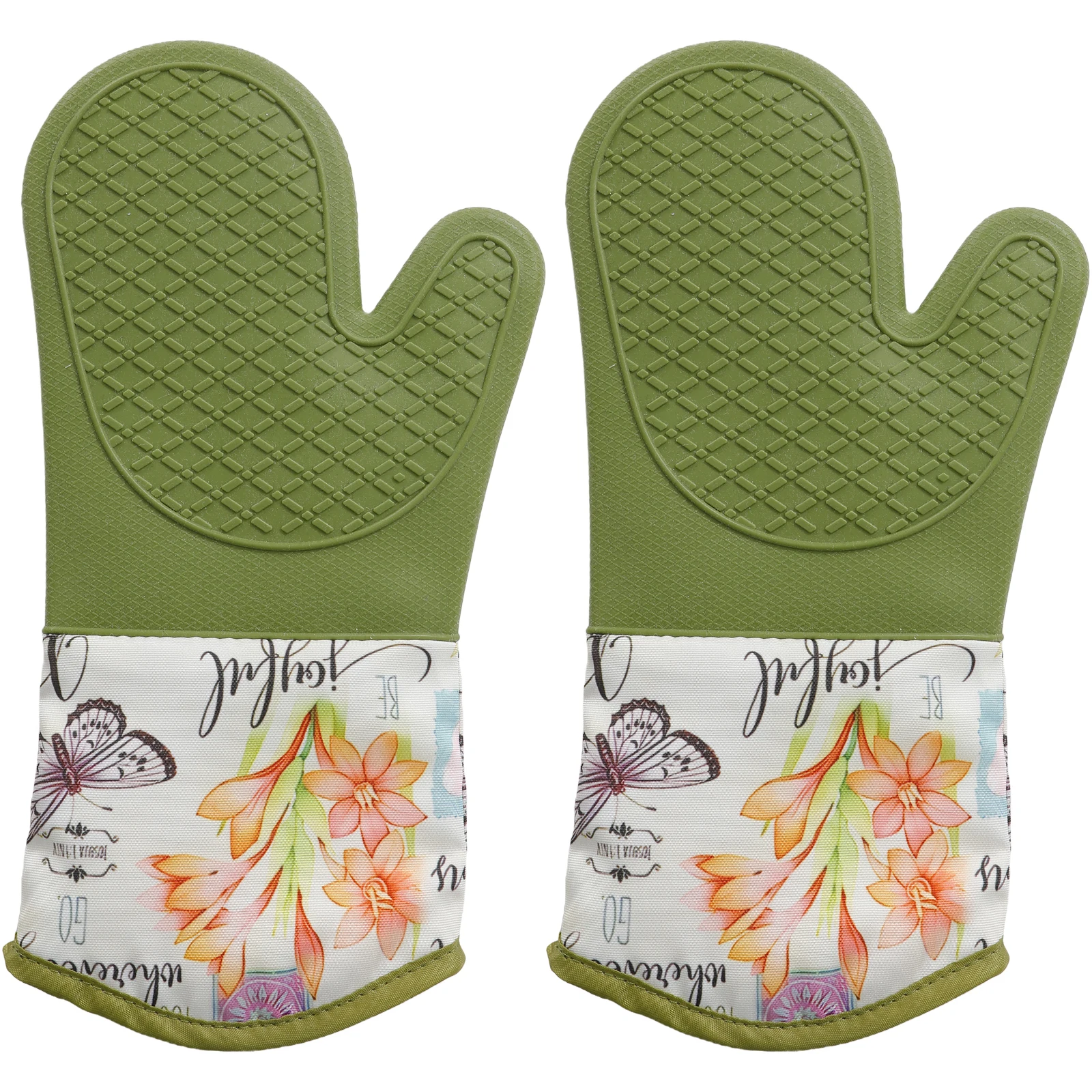 Горячие силиконовые перчатки изолированы и утолщены а для приготовления пищи используются выпечки