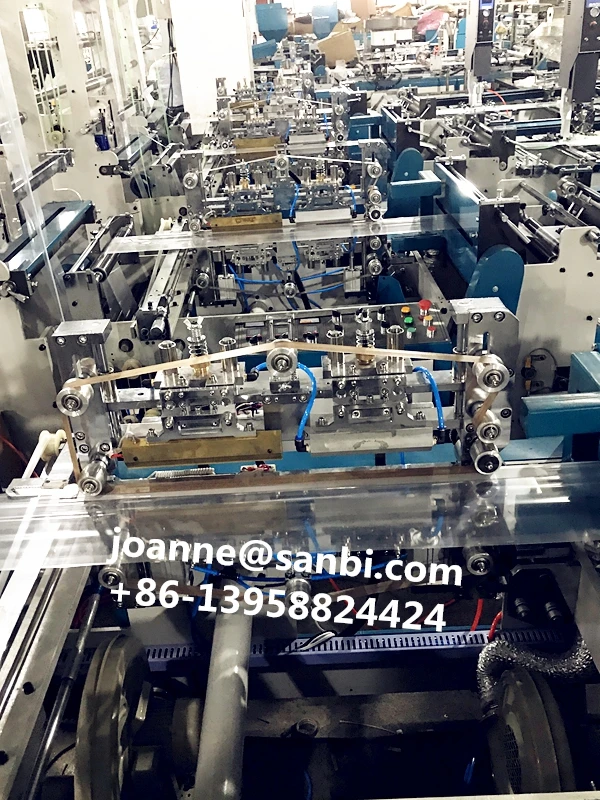 Полностью автоматическая высокоскоростная машина для производства сумок из ПЭВД