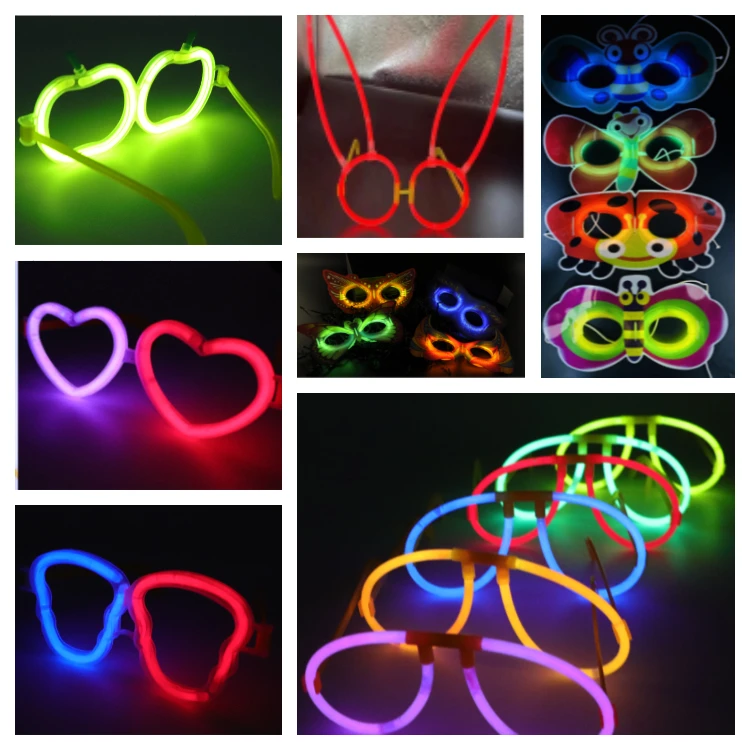 Best selling top Quality personalized glow sticks star key earring drop bulk party supplies