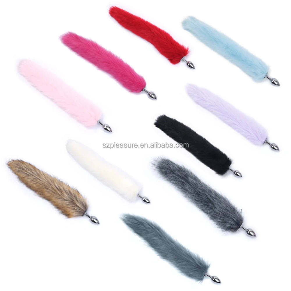 SM секс-игрушки металлический лисьий хвост Анальная пробка для БДСМ и косплея