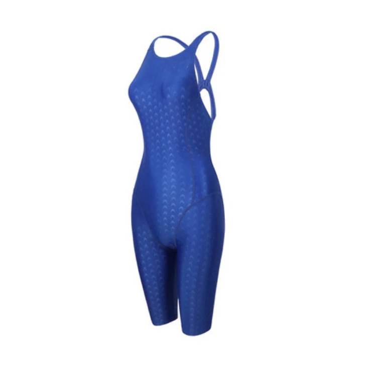 Compression fit FINA aqua swimsuit knee-length swim set kneeskin tech suit