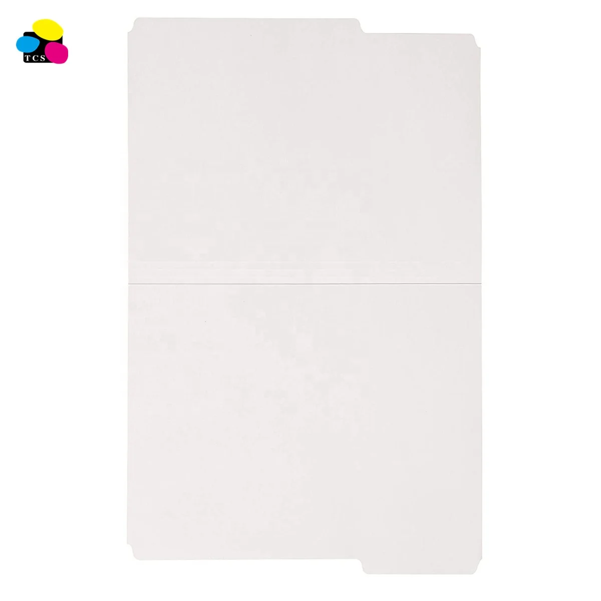 office stationary Durable 11 pt White 1/3 Cut Tab Letter Size 8.5 by 11 inches Colorful Manila file folder