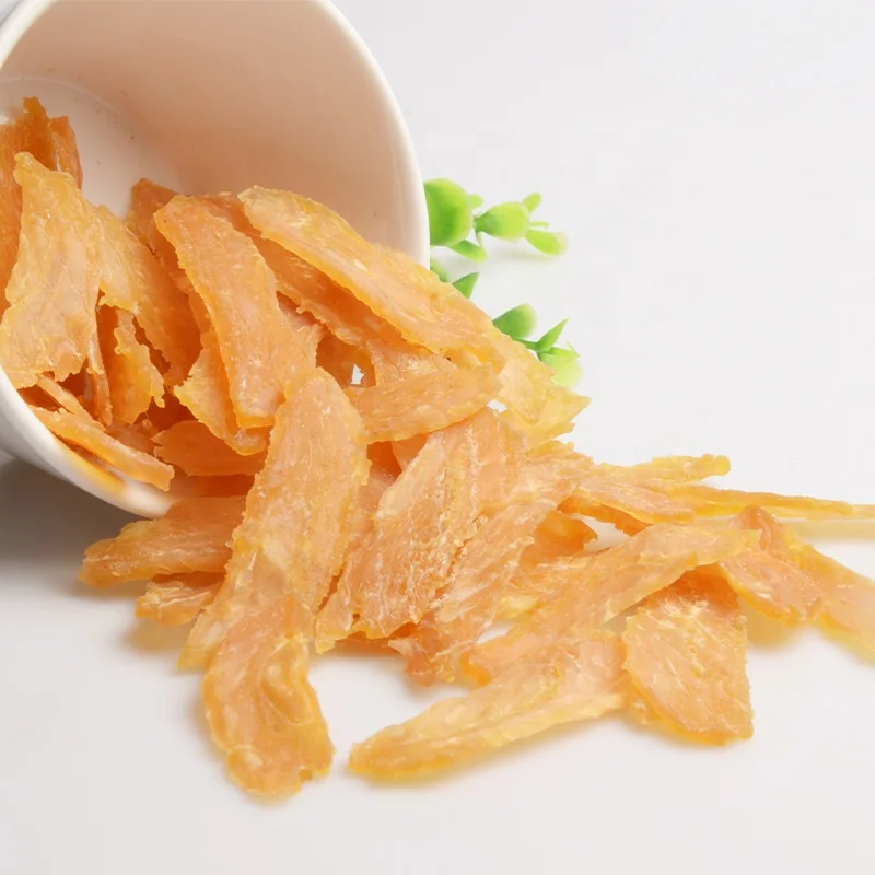 Private Brand Pet Food OEM High Quality Chicken Cat Treats Natural no added molar chicken slices Cat treats