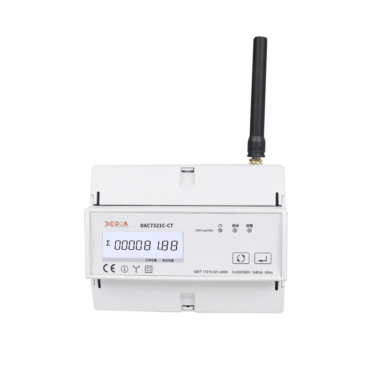 DAC7321C-CT Wi-Fi счетчик энергии трехфазный многофункциональный modbus 1A/5A CT 7 Модуль мульти-скорости