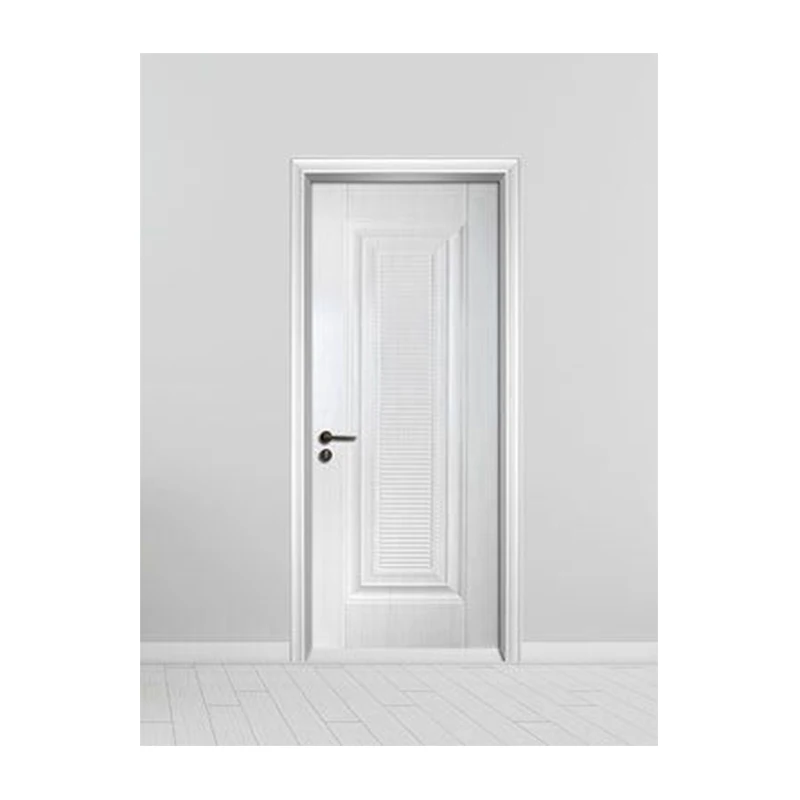 Custom High Quality Bedroom Internal WPC PVC Flush Composite Doors interior solid  wooden plywood paint veneer door