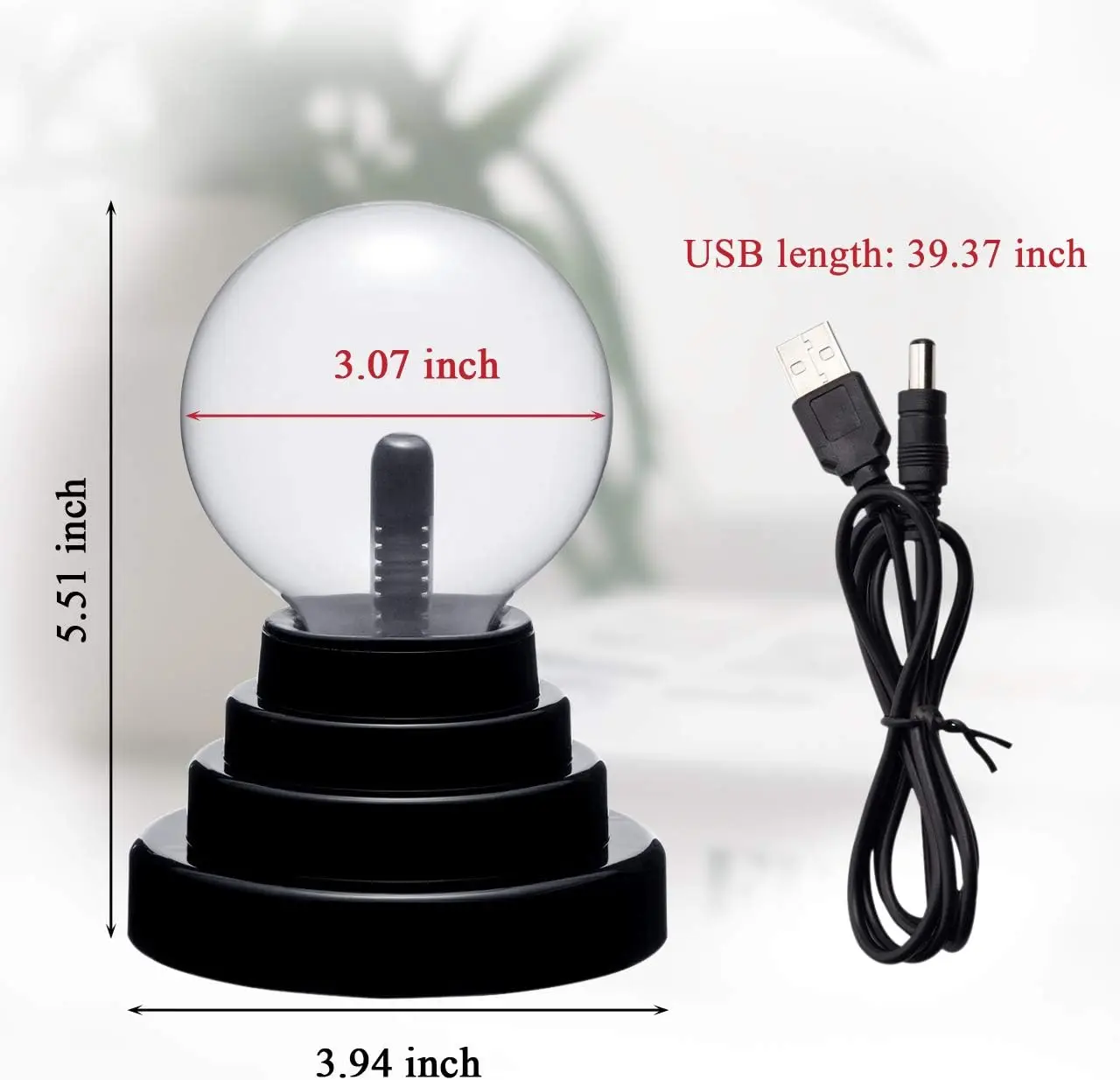 Static Ball Light Electric Novelty Party Kids Child Night Light Home Decor Plasma Ball for Festivals