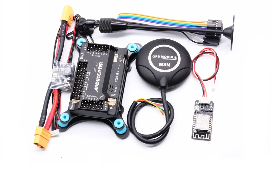 APM2.8 APM 2 8 Контроллер полета Ardupilot + M8N GPS встроенный компас gps подставка амортизатор для RC квадрокоптера мультикоптера