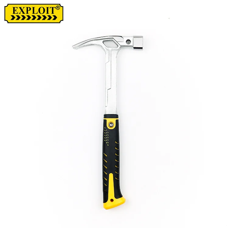 Anti-slip Fitter Framing Forged Hammers Non-slip Carpenter Magnetic Multi-tools High Carbon Steel Claw Hammer With TPR Handle