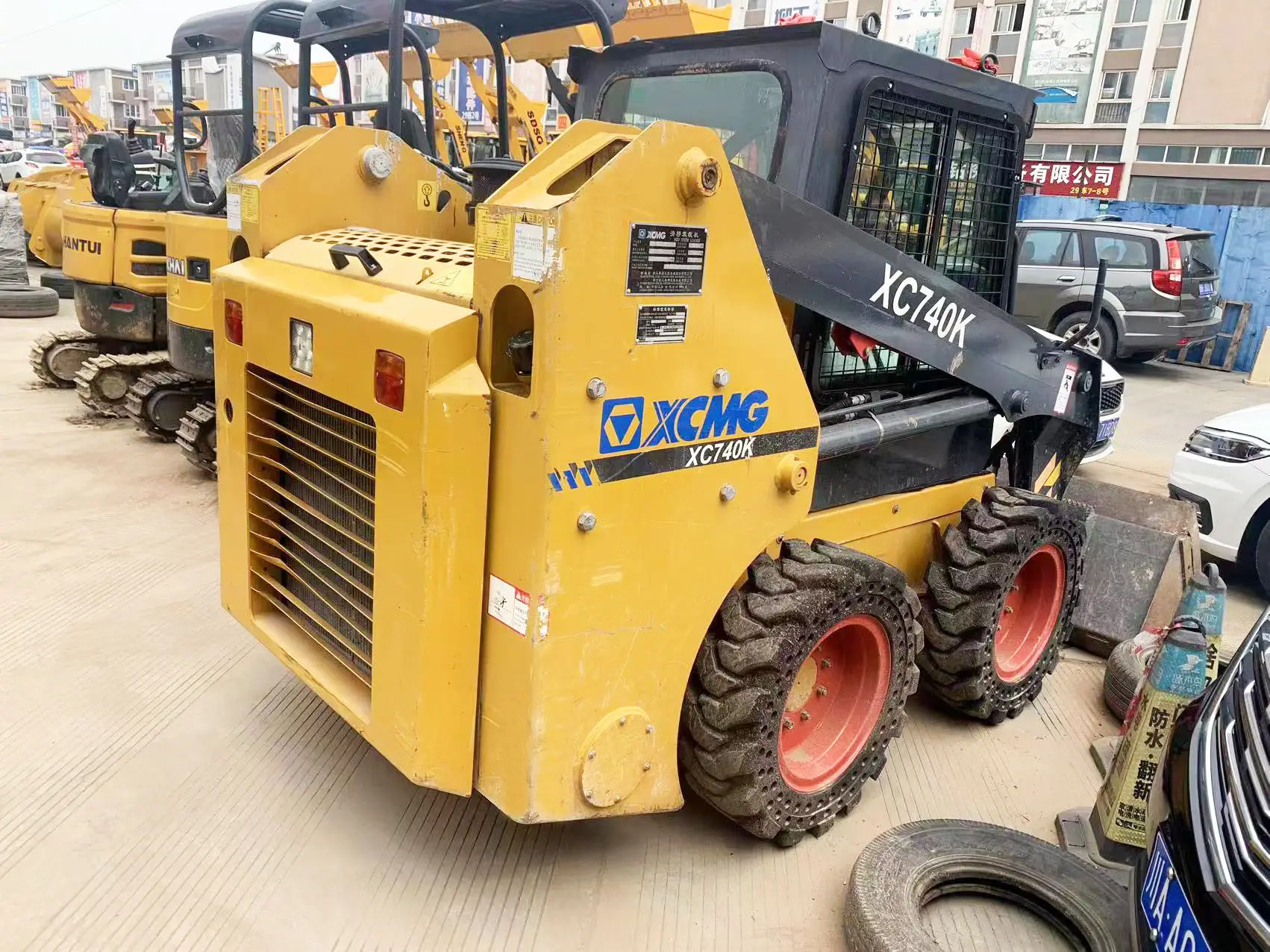 XCMG Factory XC740K Used Cheap Mini Compact Skid Steer Loader for Sale