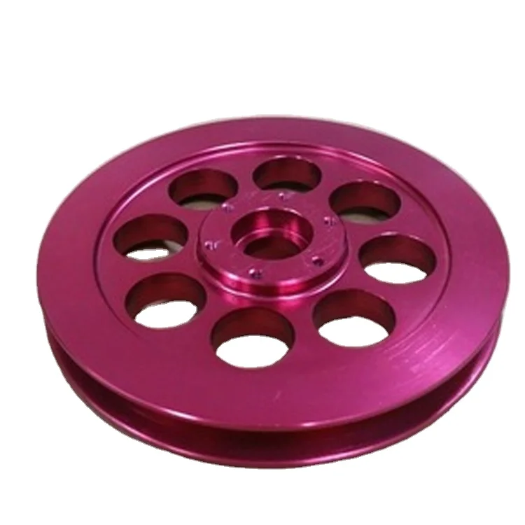 Six Groove Wire Drawing Harden Anodizing Water Tank Leading Pulley For Extruding Machine