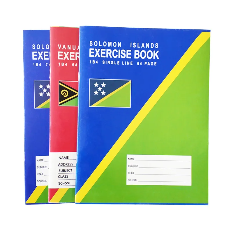 Africa students kids workbook use personal custom inner cover inside paper page school exercise book printing