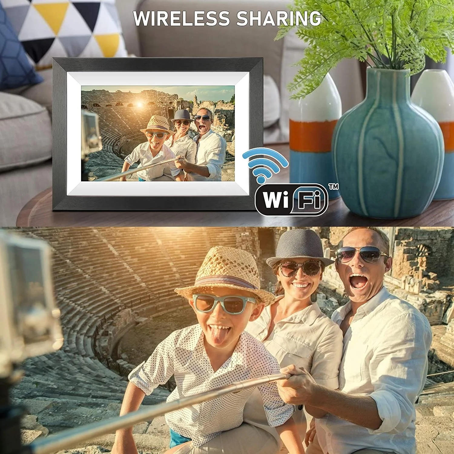 Wintouch IPS сенсорный ЖК-дисплей 1280x800 управление через приложение беспроводное облако 16 ГБ 10 дюймов WIFI