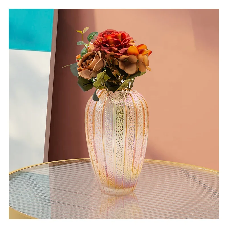 Professional Manufacturer Wholesale Glass Vase Home Decor Vases for Living Room with Good Price