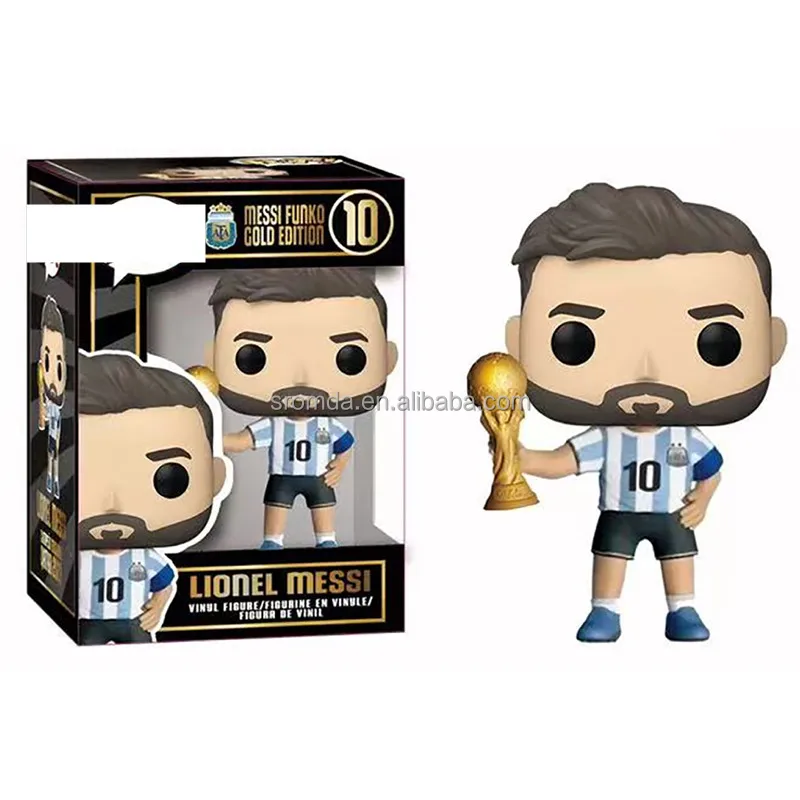 Sromda Hot Selling Sports Vinyl Figure LIonel Messi Funkos POP PVC Action figure  Collection Model Toys