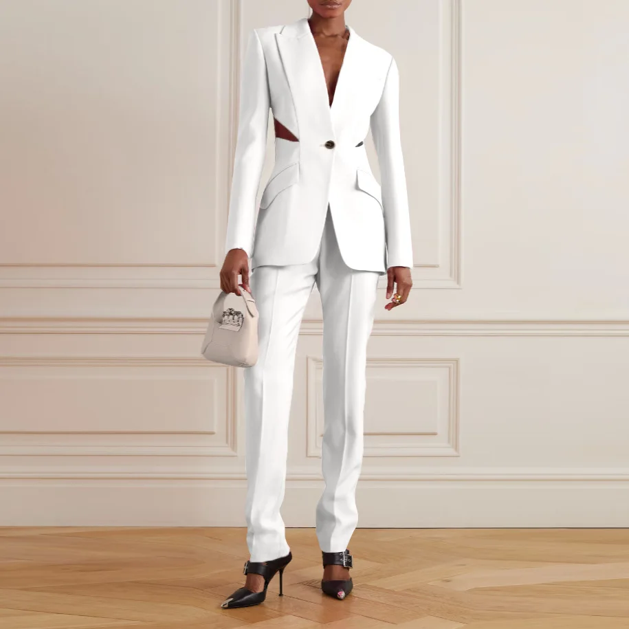 New Arrivals Ladies Elegant Suits Set For Women Blazer And Pants Set Business Suits