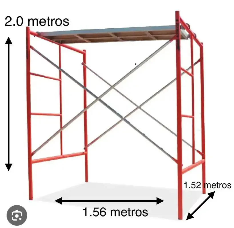 DoorFrameScaffoldWalkThroughLaddersGalvanizedMobileSteelHFrameRinglockScaffoldingforConstructionLayher