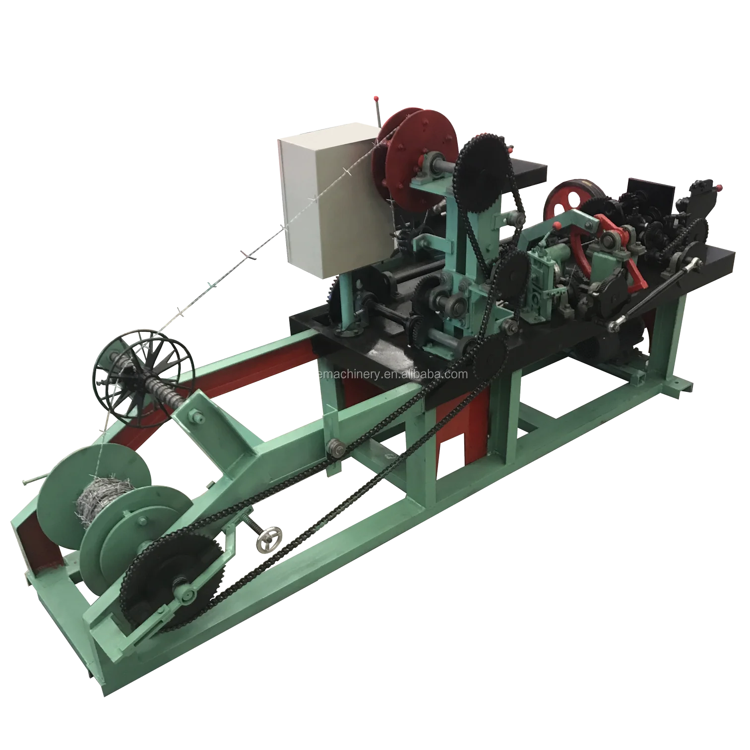 Positive Negative Reversed Barb Machine Garden Fence Making Machine Barbed Wire Producing China Factory Machine