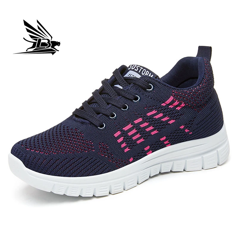 new design Spring Running cheap women shoes white Fashion Soft Sole Comfortable breathable mesh sport Sports Shoes