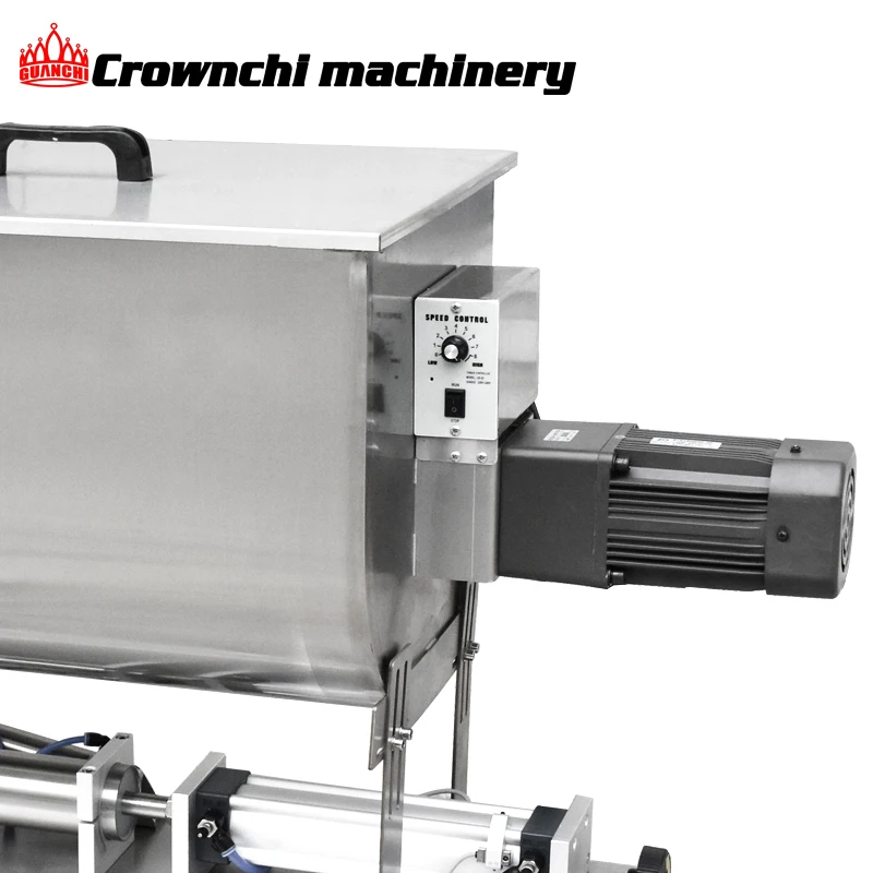 Good Performance Semi-auto Sauce Mixing Stirrer Filling Machine for Jam Mayonnaise Ketchup Mayonnaise
