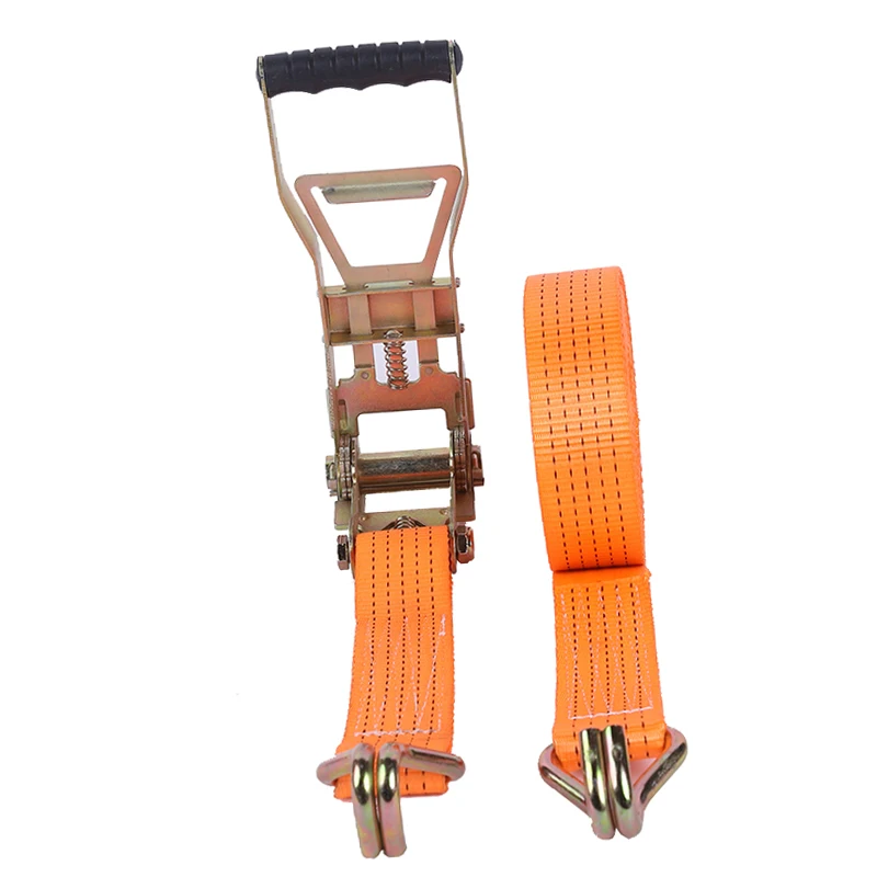 Reliable Quality 8M Ratchet Tie Down 2000KG Strap 2INCH 2T Cargo Lashing Tensioner For Automobile
