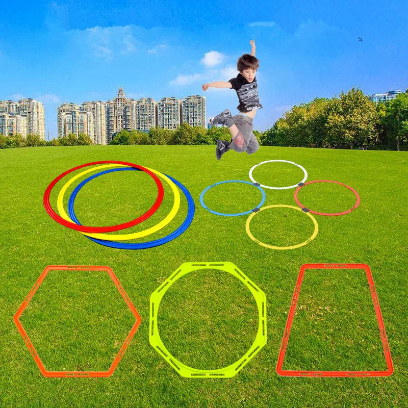 wholesale football training equipment physical fitness ring basketball agility circle Taekwondo training obstacle equipment