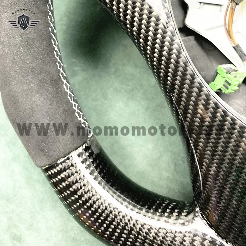 Рулевое колесо из настоящего углеродного волокна совместимое с BMW e93 e92 E90 m3 m4 m5/доступно для всех моделей автомобилей
