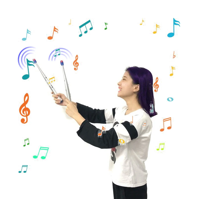
Latest plastic electric rhythm beat musical drum stick drumsticks Toys best gift for birthday 