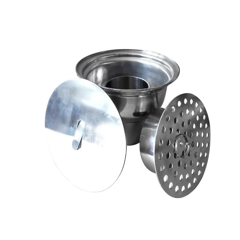 Stainless Steel Sanitary Floor Drain, Clean and Odor Proof Cleaning Port for Pharmaceutical Factories
