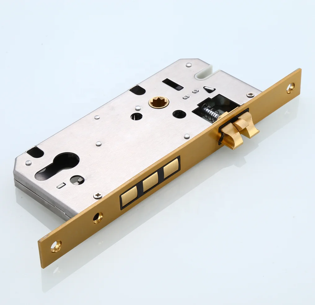 
High-Grade Solid Brass Lock European Luxury Indoor Silent Pure Copper Lock for Home, Office, Hotel, Gate Anti-Theft Door Locks 